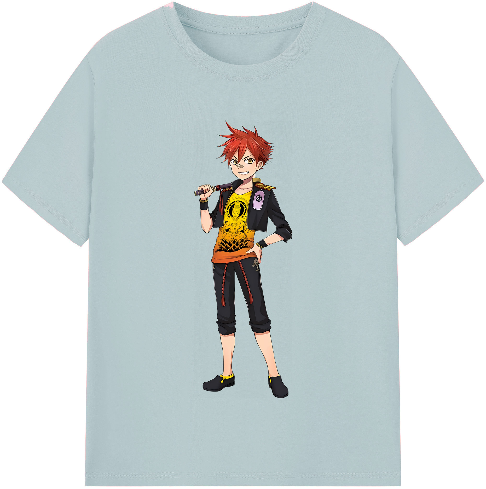 （画像用） 刀剣乱舞 Touken Ranbu 綿100％半袖Tシャツ（フロントプリント）